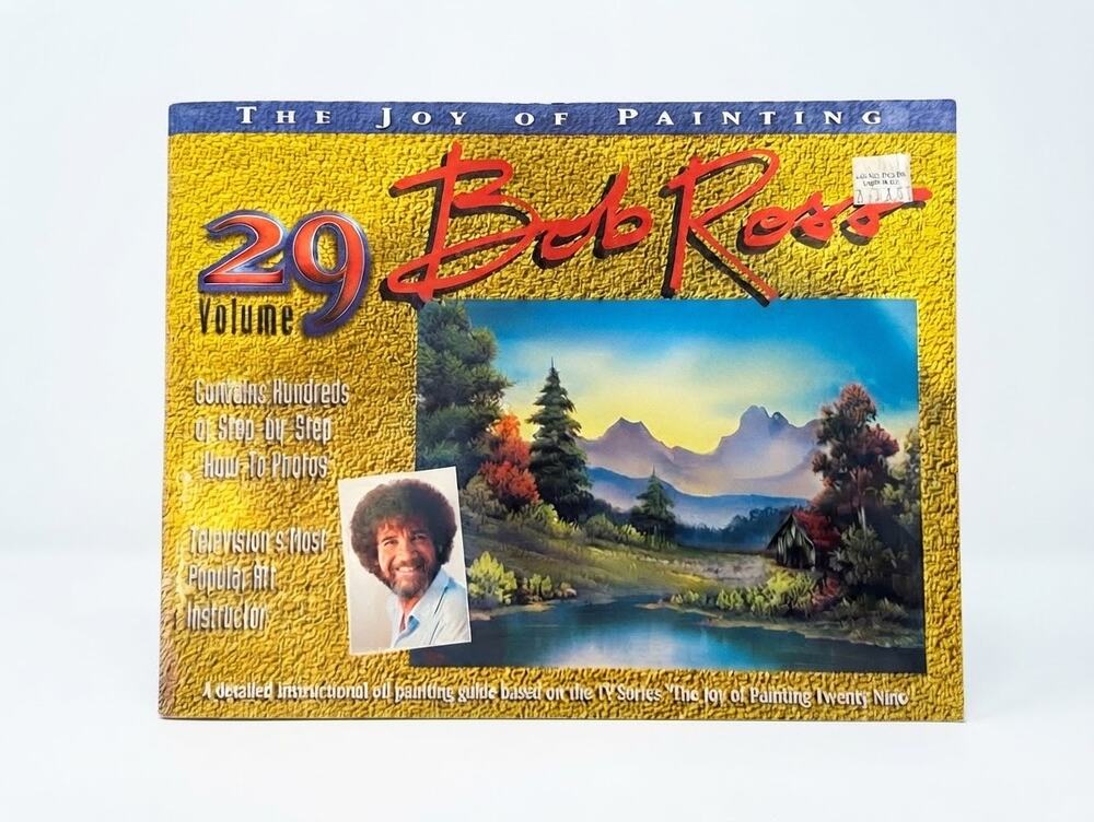Vintage Bob Ross The Joy of Painting Vol 29 Instruct. Oil Painting Guide Book